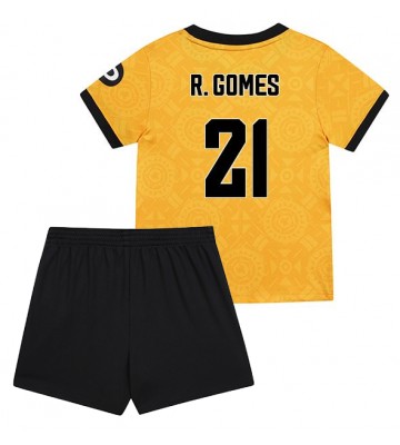 Wolves Rodrigo Gomes #21 Hjemmebanetrøje Børn 2025-26 Kortærmet (+ Korte bukser)